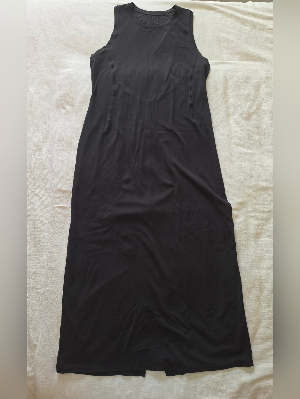 lululemon athletica all aligned black Sleeveless Maxi Dress